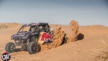 Cyril Despres performs with the OT3 by Overdive in Erfoud, Morocco on October 4, 2019 // Flavien Duhamel/Red Bull Content Pool // AP-22EBTF3GW1W11 // Usage for editorial use only //