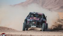 Nasser Al-Attiyah and Matthieu Baumel perform with the OT3 by Overdive in Erfoud , Morocco on October 2, 2019 // Flavien Duhamel/Red Bull Content Pool // AP-22EBTEUV92111 // Usage for editorial use only //