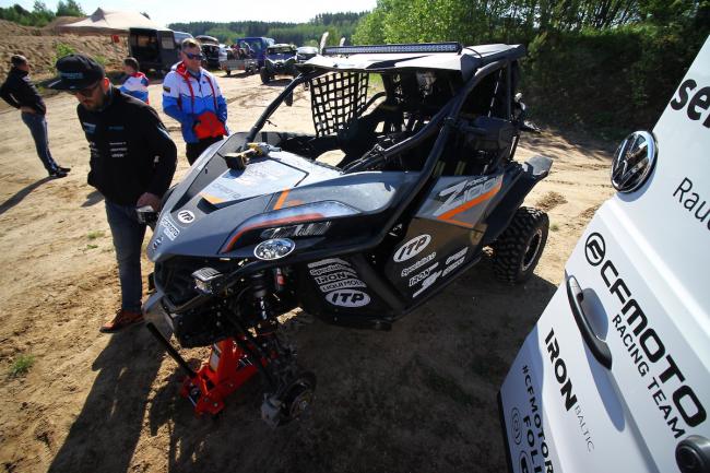 cfmoto factory racing team UTV side by side race in lithuania 55