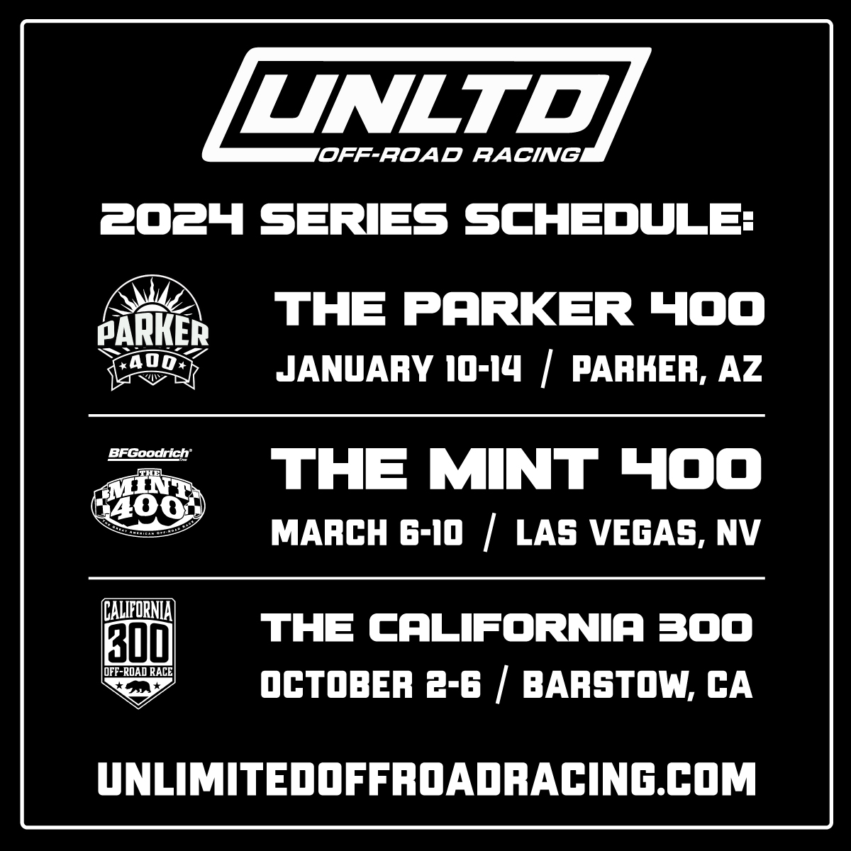 unltd off road racing 2024 schedule 01